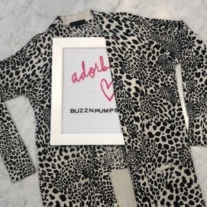 Sanctuary size large leopard print cardigan